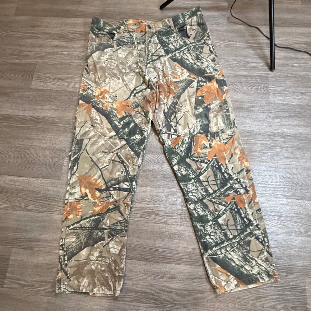 Wrangler Authentics Mens Camo Pants‎ Fusion 3D Woodland Camouflage WA763 36x31